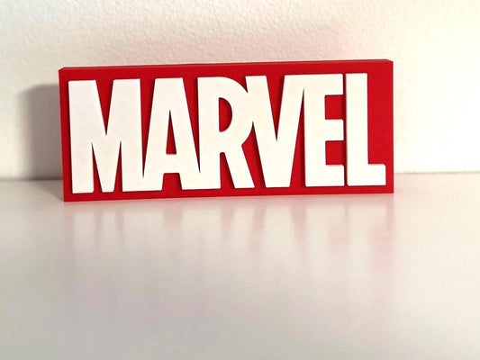 Marvel  3D Logo Display.