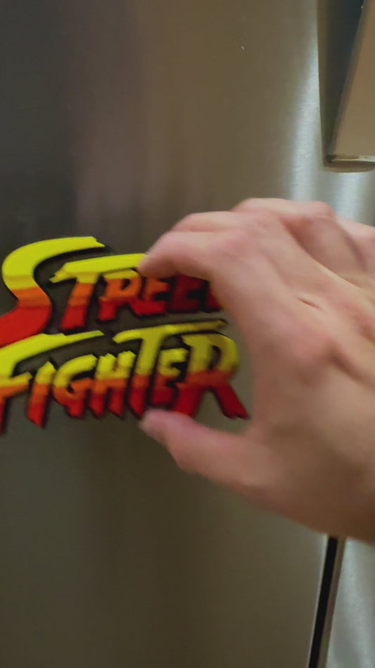 Street Fighter classic logo 6x4 inches